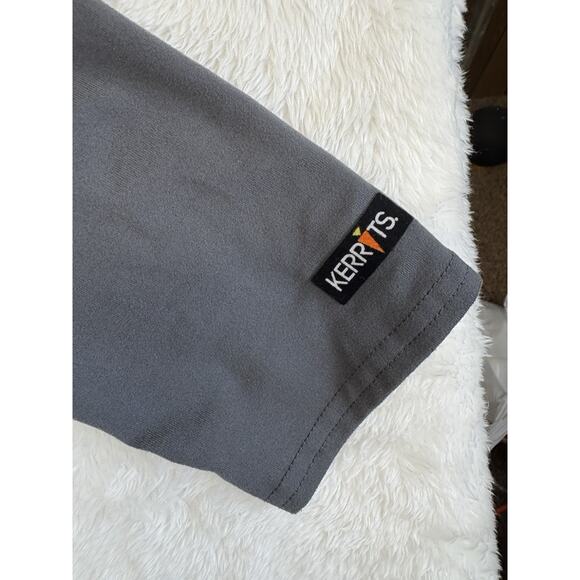 Kerrits grey mock neck long sleeve base layer with pockets-M - Picture 6 of 9